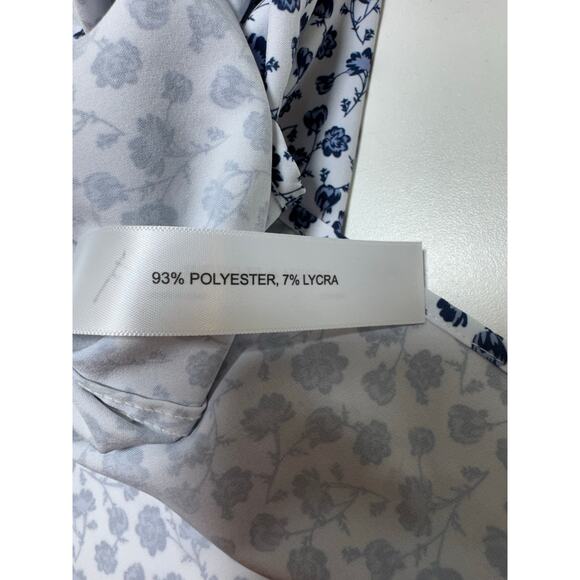 Denim & Flower Zmen’s Button Front Shirt Sz Small Blue Floral Rickey Singh - Picture 7 of 10